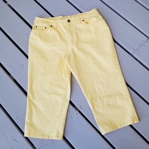 12p yellow capri jeans - Picture 12 of 12